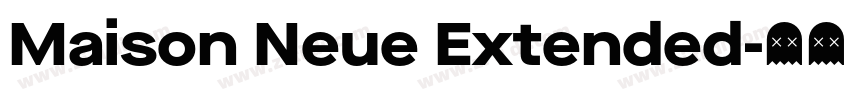 Maison Neue Extended字体转换